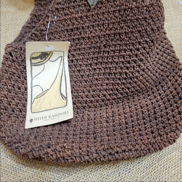 Helen Kaminski Handbags - Vintage Helen Kaminski Carillo Woven Raffia Sac shoulder bag bucket bag